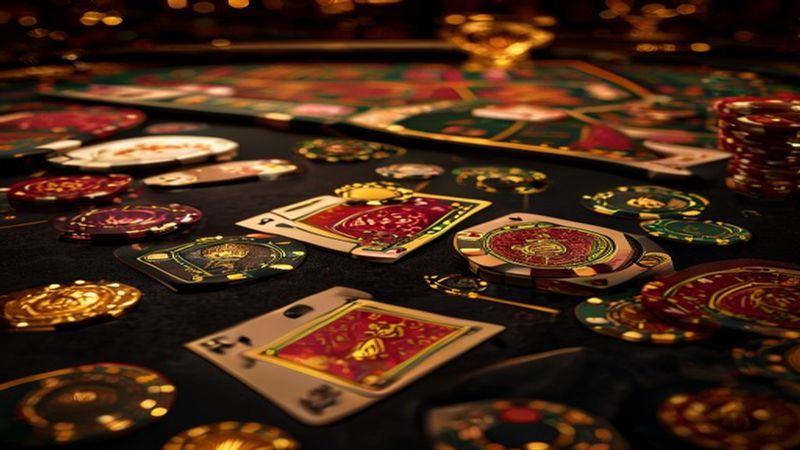 Bàn baccarat live và bảng cầu theo dõi